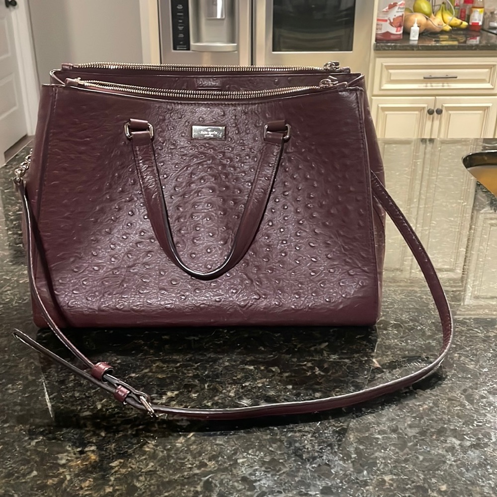 Kate spade ostrich tote
